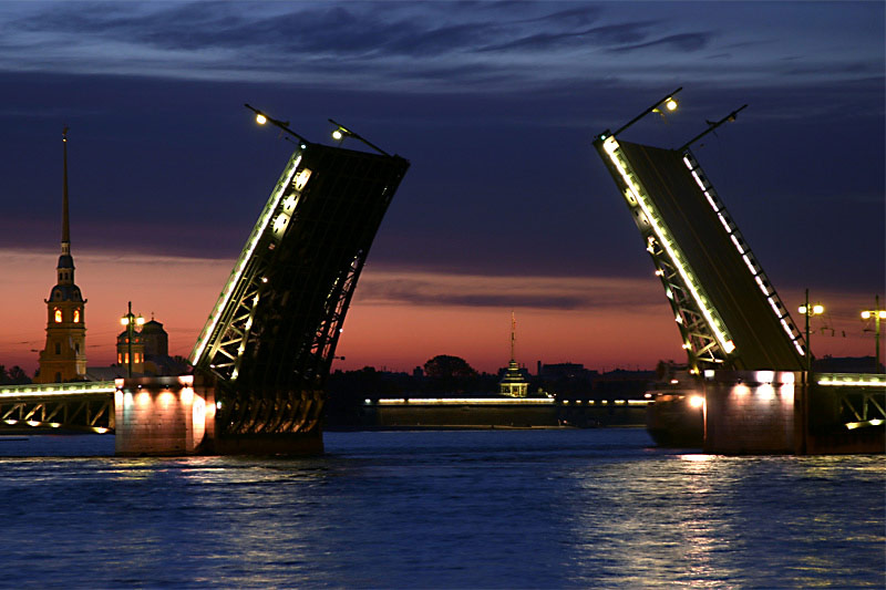 Saint Petersburg Bridge Raising
